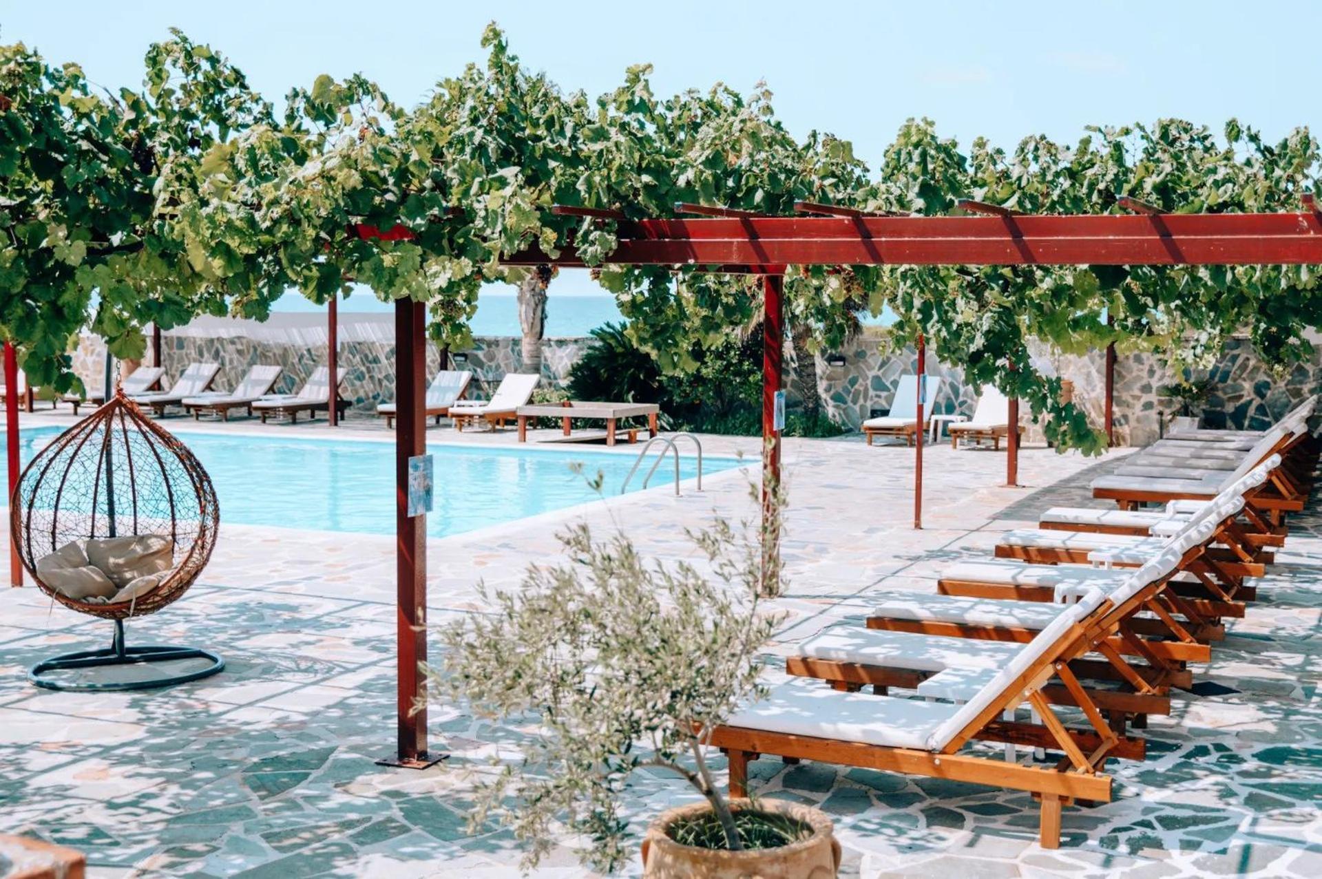 Poseidon Beach Hotel カストロシキア エクステリア 写真